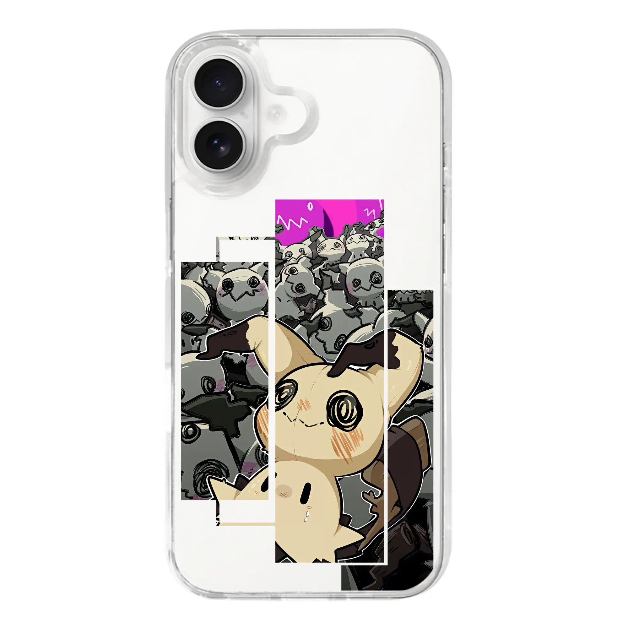 ポケモン グッズ,ミミッキュ - iPhone 17シリーズ 透明スマホケース – 薄型・耐衝撃・精密フィット保護カバー